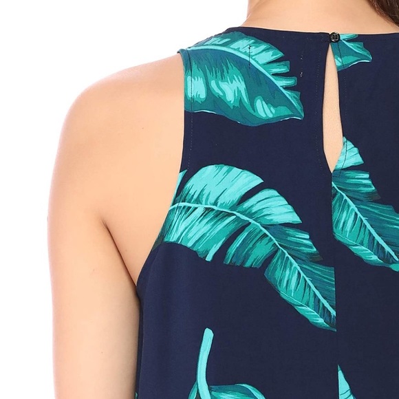 Aloha Dress palms tropical Hawaiian - Picture 2 of 4